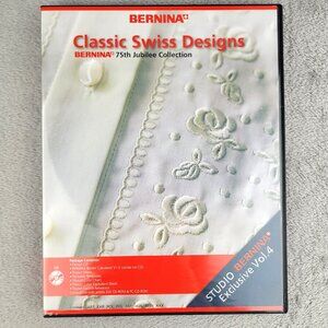 Bernina Classic Swiss Design 75th Jubilee Collection Vol 4 CD 2007 Embroidery